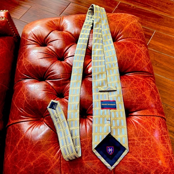 Henry Jacobson neck tie 100% silk in mint condition - Picture 1 of 3